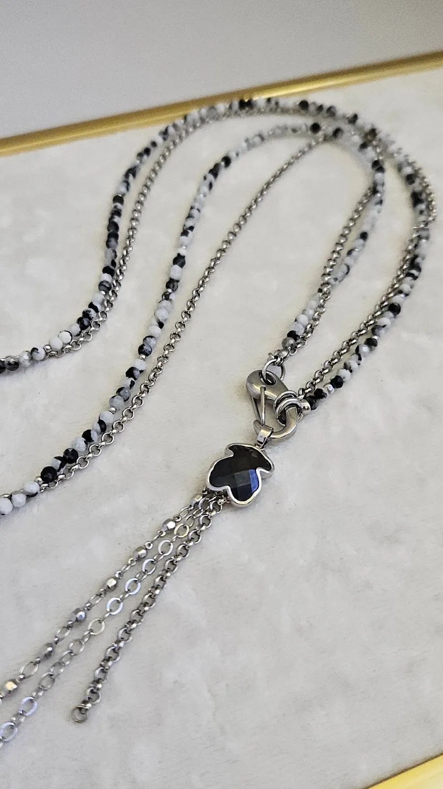 Лунный свет: набор материалов для создания длинного колье из лунного камня (НАБОР-72) купить с доставкой по России | Интернет-магазин Viva Beads