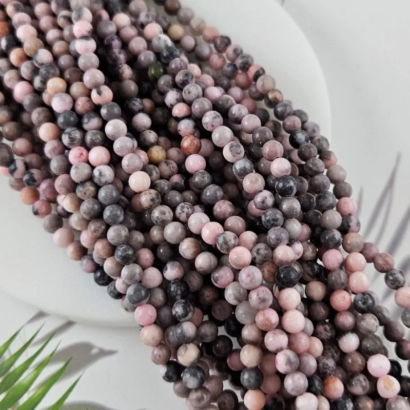 Нить 38 см Яшма розовая бусины ок. 6.5-7 мм тонированная, бусины гладкий шар (10051-6) для бижутерии купить с доставкой по России | Интернет‑магазин Viva Beads
