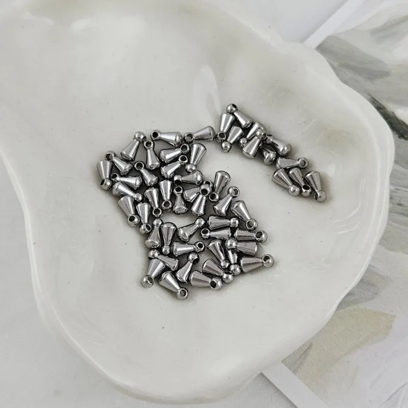 Подвеска Капля 6х3 мм, нержавеющая сталь (10145) купить с доставкой по России | Интернет-магазин Viva Beads