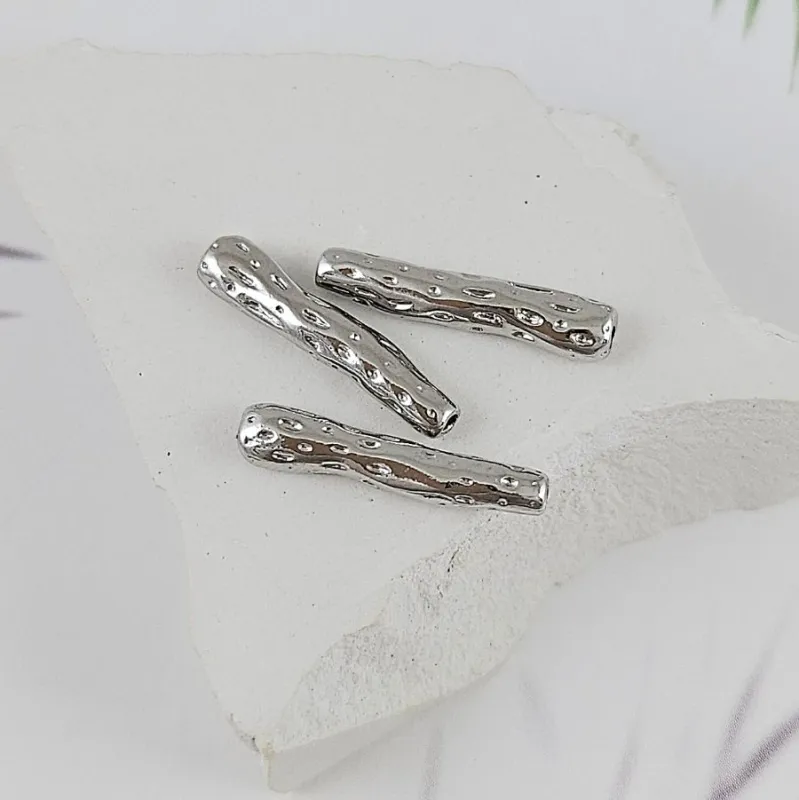 1 шт. Бусина разделитель 20x4 мм, родиевое покрытие (9976-Р) купить в Воронеже | Заказать в интернет-магазине Viva Beads
