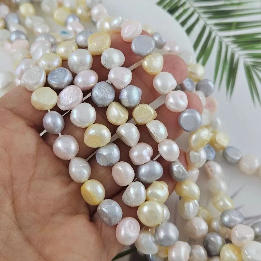 Нить 18 см  Жемчуг речной натуральный барокко 5.5-9 мм А+ микс (9739) купить в #REGION_P# | Заказать в интернет-магазине Viva Beads
