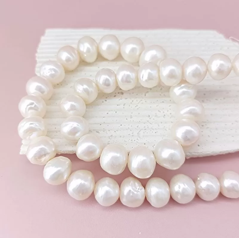 1 шт. Жемчуг барочный крупный 10-13 мм (3819) купить с доставкой по России | Интернет-магазин Viva Beads