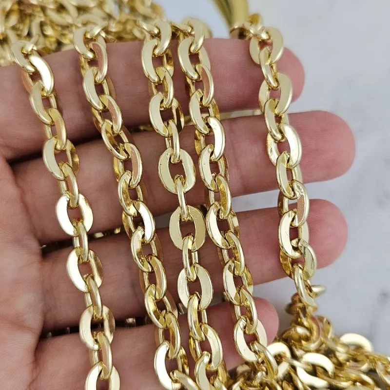 50 см Цепь якорная толщиной ок. 7 мм, цвет золото (10255-З) купить с доставкой по России | Интернет-магазин Viva Beads