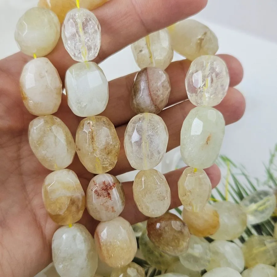 1 шт. Цитрин 16-21х11-15 мм овальные граненые бусины (1005-Ц) купить в Воронеже | Заказать в интернет-магазине Viva Beads
