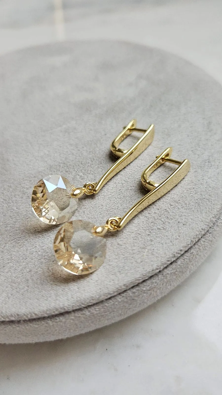 Crystal Drop — набор материалов для создания серёжек с хрустальными подвесками (НАБОР-66)