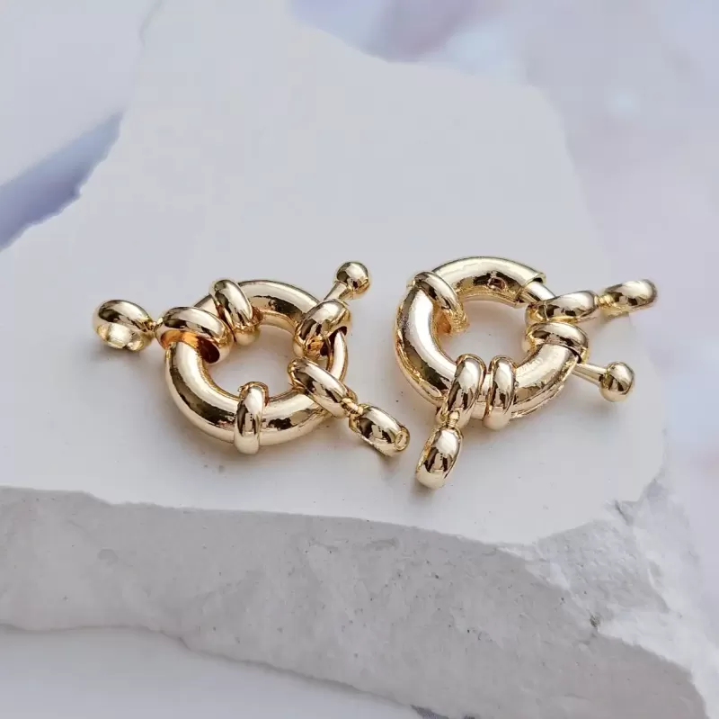 УЦЕНКА Замок круглый Штурвал 11 мм позолота 14к (5175-11-З-УЦ) купить в Воронеже | Заказать в интернет-магазине Viva Beads
 УЦЕНКА Замок круглый Штурвал 11 мм позолота 14к (5175-11-З-УЦ) купить в Воронеже | Заказать в интернет-магазине Viva Beads