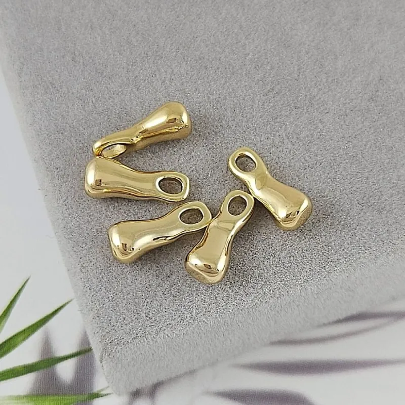 Подвеска Палочка 14х5.4х4.6 мм, позолота 14К (9418-14-З)