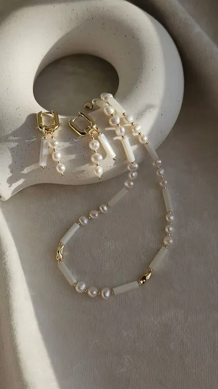 Белый шелк — набор для создания украшений из натурального жемчуга и перламутра (НАБОР-74) купить с доставкой по России | Интернет-магазин Viva Beads