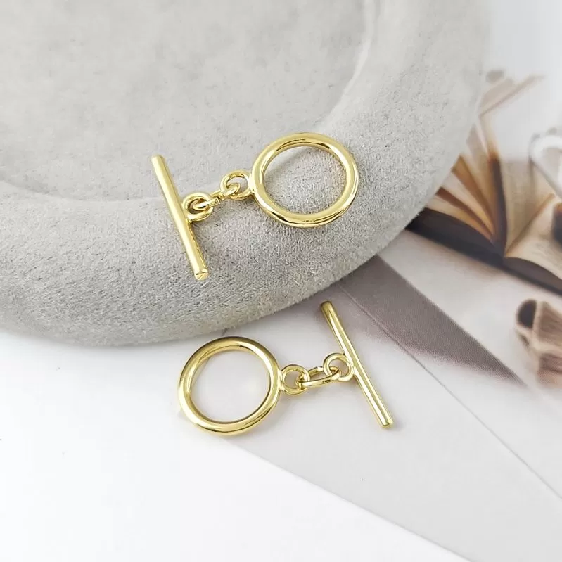 УЦЕНКА Замок тоггл кольцо 15.4 мм позолота 14К (5402-СЗ-УЦ) купить в Воронеже | Заказать в интернет-магазине Viva Beads
 УЦЕНКА Замок тоггл кольцо 15.4 мм позолота 14К (5402-СЗ-УЦ) купить в Воронеже | Заказать в интернет-магазине Viva Beads