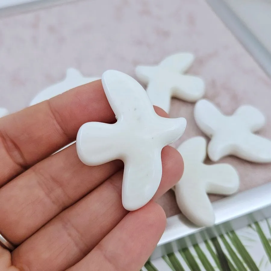 УЦЕНКА Бусина Голубь, птица 33х42 мм белый, керамика (9826-БЕЛ-УЦ) купить в Воронеже  | Заказать в интернет-магазине Viva Beads
