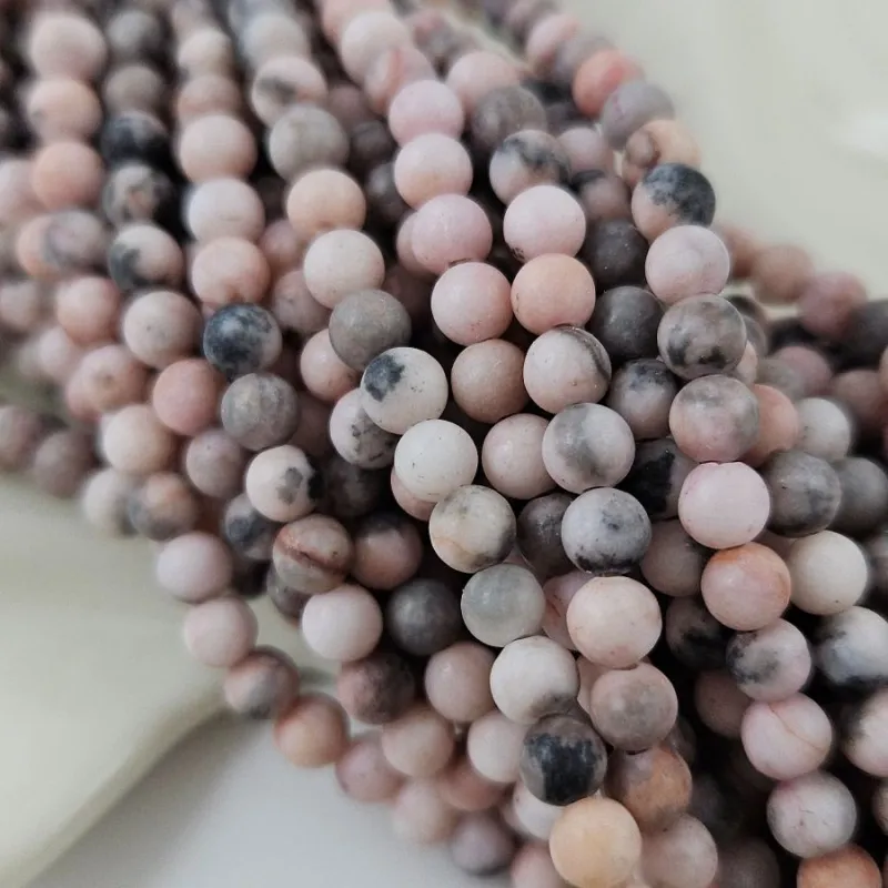 Нить 37 см Яшма розовая матовая бусины 4 мм гладкий шар (9075-4) купить в Воронеже | Заказать в интернет-магазине Viva Beads
