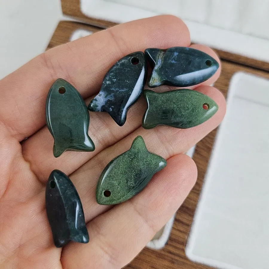 Подвеска Рыба 22х11.6х6 мм, индийский агат (9191-ИГ) для бижутерии купить с доставкой по России | Интернет‑магазин Viva Beads
