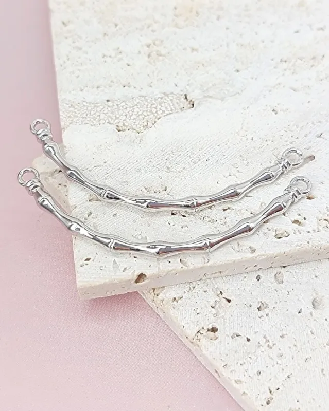 УЦЕНКА Коннектор Дуга 56.8 мм родиевое покр. (8028-Р-УЦ)