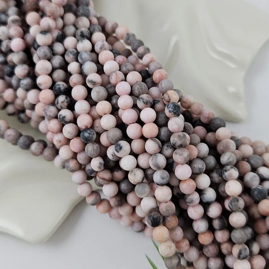 Нить 37 см Яшма розовая матовая бусины 4 мм гладкий шар (9075-4) купить в Воронеже | Заказать в интернет-магазине Viva Beads
