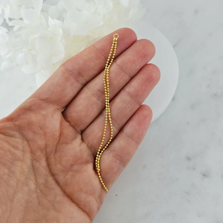 Подвеска с цепочками 9 см позолота 14К (10213-З) купить с доставкой по России | Интернет-магазин Viva Beads