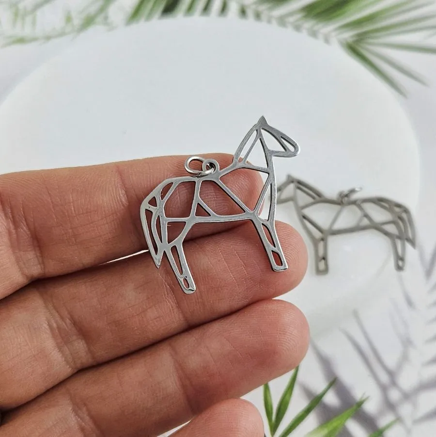 Подвеска Лошадь 26.6x30 мм, нержавеющая сталь (10061) купить с доставкой по России | Интернет-магазин Viva Beads