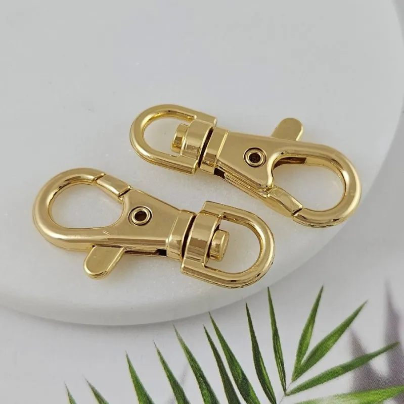 Замок овальный карабин 38.3 мм позолота 14К (8579-З) купить в Воронеже | Заказать в интернет-магазине Viva Beads
