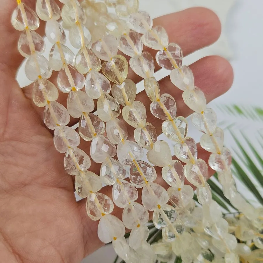 1 шт. Цитрин натуральный 8 мм бусина граненое Сердце (9992-8) купить в Воронеже | Заказать в интернет-магазине Viva Beads
