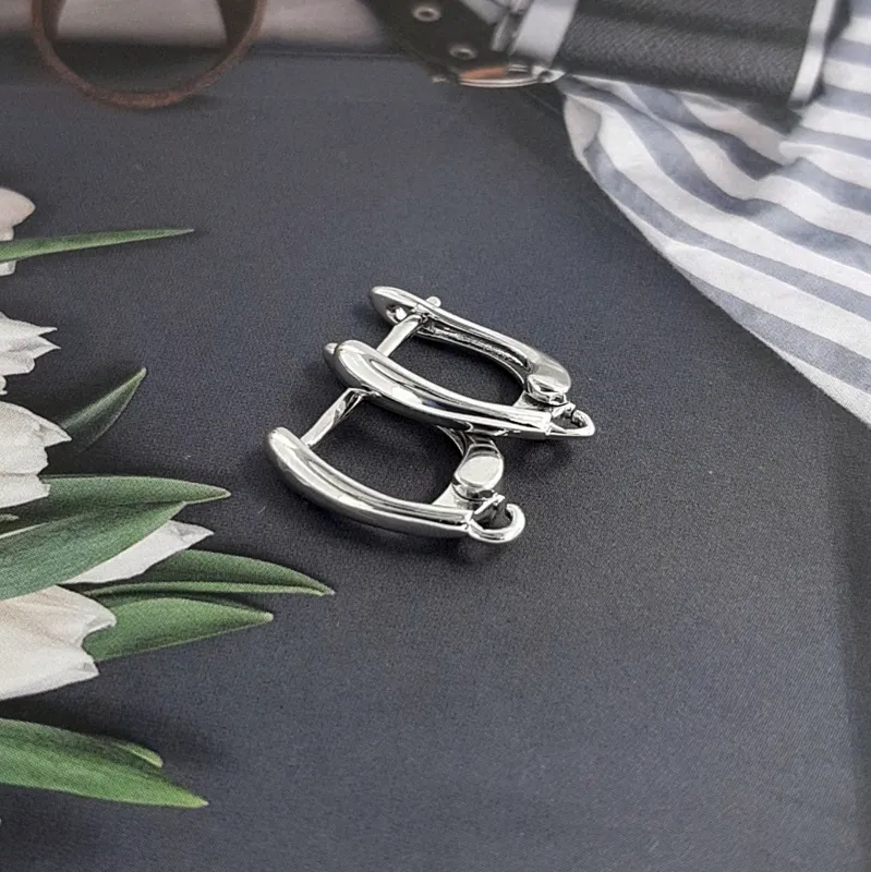 УЦЕНКА Швензы с замком базовые 16 мм родиевое покр. (5038-Р-УЦ)