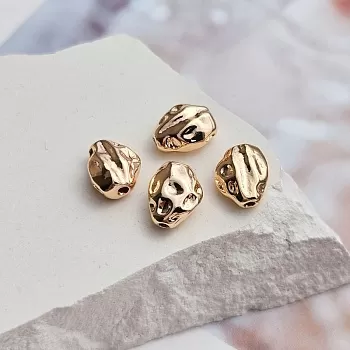 1 шт. Бусина /разделитель/ фри форм 8.3х6.7х4.2 мм в позолоте (8564-З) купить с доставкой по России | Интернет-магазин Viva Beads