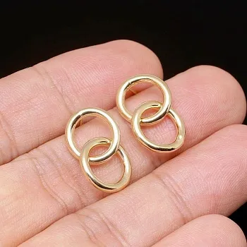 Швензы пуссеты 12*22 мм позолота Ю. Корея 18к (4571) купить с доставкой по России | Интернет-магазин Viva Beads