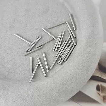 1 шт. Бусина трубочка 15x1.5 мм нержавеющая сталь (9274/1.5-15) купить с доставкой по России | Интернет-магазин Viva Beads