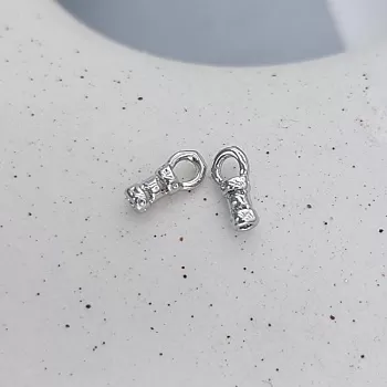 1 шт. Концевик зажимной 7x2.3 мм, внутр. d 1 мм, родиевое покр. (7662-Р) купить с доставкой по России | Заказать в интернет-магазине Viva Beads
