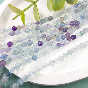 Нить 18 см Флюорит 4 мм граненые бусины (4475) для бижутерии купить с доставкой по России | Интернет‑магазин Viva Beads