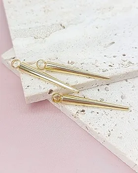 УЦЕНКА Подвеска Шип 36х4.4 мм позолота (8448-36-З-УЦ)