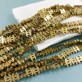 10 шт. Гематит спейсер 8х6.5х2 мм цвет золото (6181-З) купить в Воронеже | Заказать в интернет-магазине Viva Beads
