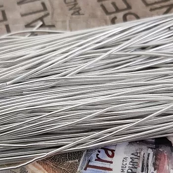 5 гр. Канитель мягкая 1 мм серебро (3473) купить в #REGION_P# | Заказать в интернет-магазине Viva Beads
