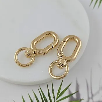 УЦЕНКА Замок карабин 40х15.7 мм, цвет золото (9948-З-УЦ) купить в Воронеже | Заказать в интернет-магазине Viva Beads
