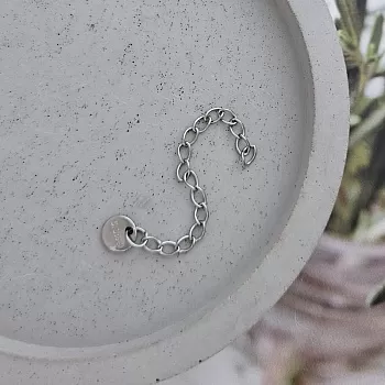 Цепочка удлинитель с подвеской 50 мм, нержавеющая сталь (8875) купить в Воронеже | Заказать в интернет-магазине Viva Beads
