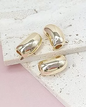 УЦЕНКА Бусина 18.7х11.6х10.5 мм позолота 14К (8047-З-УЦ) купить в Воронеже | Заказать в интернет-магазине Viva Beads
