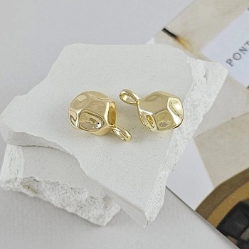 Подвеска кулон Фри форм 17.7х12х18 мм позолота 14К (9576-З) купить с доставкой по России | Интернет-магазин Viva Beads