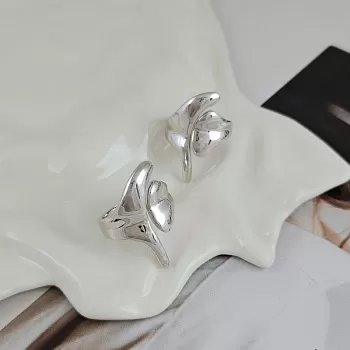 Кольцо Геометрия свободного размера с родиевым покрытием (9913-Р) купить с доставкой по России | Интернет-магазин Viva Beads