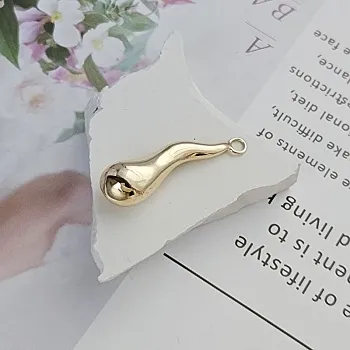 УЦЕНКА Подвеска Капля 36.8х10.3 мм позолота (8739-З-УЦ)