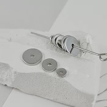 1 шт. Бусина разделитель диск 4 мм родиевое покрытие (9433-4-Р) купить с доставкой по России | Интернет-магазин Viva Beads