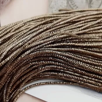 5 гр. Канитель / трунцал 1 мм бронза (3467) купить в #REGION_P# | Заказать в интернет-магазине Viva Beads
