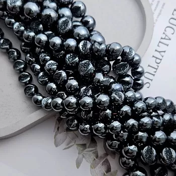 УЦЕНКА 18 шт. Гематит / имитация / 10 мм бусина с друзой, черный (8816-10-УЦ)	 купить в Воронеже | Заказать в интернет-магазине Viva Beads
