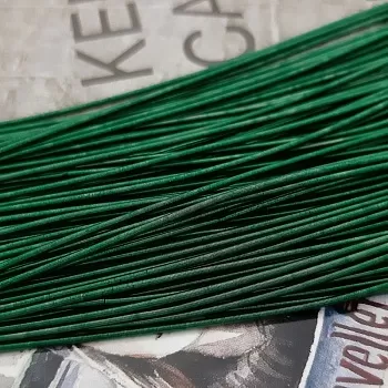 5 гр. Канитель мягкая 1 мм т.-зел. (3477) купить в #REGION_P# | Заказать в интернет-магазине Viva Beads
