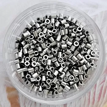 10 шт. Бусина разделитель трубочка 2х2 мм нержавеющая сталь (8946-2) купить с доставкой по России | Интернет-магазин Viva Beads
