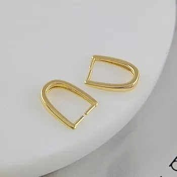 УЦЕНКА Бейл зажимной 12.7x8.7x2.5 мм позолота 14К (9916-З-УЦ) купить с доставкой по России | Интернет-магазин Viva Beads