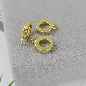 УЦЕНКА Бейл для подвесок 9x11.6x2 мм внутр. d 4.7 мм позолота 14К (7446-З-УЦ) купить в Воронеже | Заказать в интернет-магазине Viva Beads
