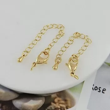 Замок лобстер 12 мм с удлинителем позолота (6326-12-З) купить в Воронеже | Заказать в интернет-магазине Viva Beads
 Замок лобстер 12 мм с удлинителем позолота (6326-12-З) купить в Воронеже | Заказать в интернет-магазине Viva Beads