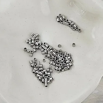 20 шт. Кримпы 1.2х1.4 мм трубочки, нержавеющая сталь (10147) купить с доставкой по России | Интернет-магазин Viva Beads