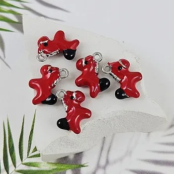 Подвеска Лошадь 14.5x14.7 мм, эмаль, родиевое покрытие (9981-Р) купить с доставкой по России | Интернет-магазин Viva Beads