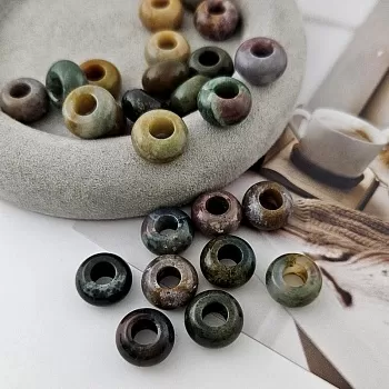 1 шт. Бусина / подвеска / бублик 14x7-8 мм индийский агат (4998) для бижутерии купить с доставкой по России | Интернет‑магазин Viva Beads