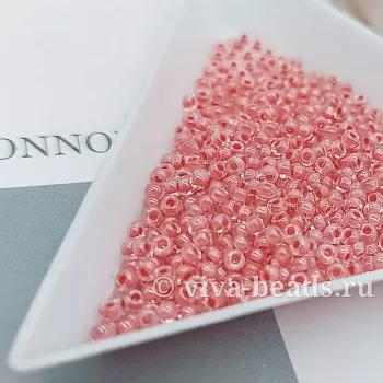 7 гр. Бисер японский MIYUKI размер 11 Coral Lined Crystal, 2x1.3 мм (7316-RR204) 7 гр. Бисер японский MIYUKI размер 11 Coral Lined Crystal, 2x1.3 мм (7316-RR204)