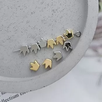 1 шт. Бусина / разделитель / Корона 5.4х5.4х2.8 мм позолота (8862-З) купить в Воронеже | Заказать в интернет-магазине Viva Beads
